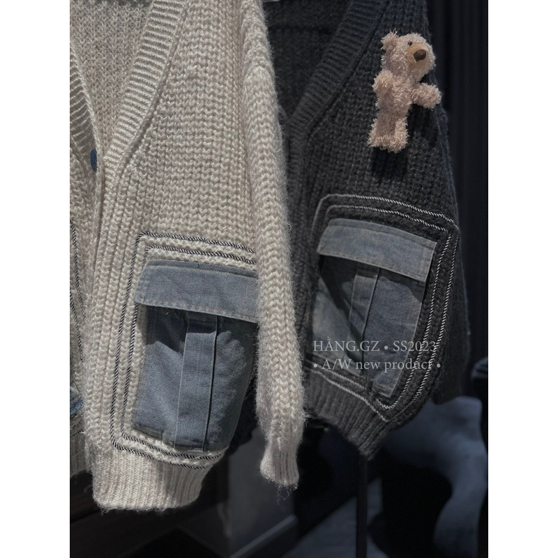 Áo cdg túi bò kèm gấu