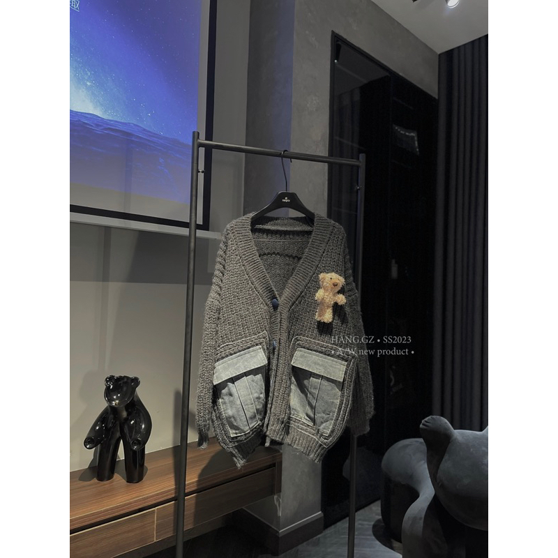 Áo cdg túi bò kèm gấu