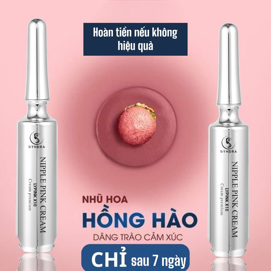 Lypink X10 Kem Làm Sáng Hồng Nhũ Hoa Vùng Kín Nippink Cream hiệu quả sau 7 ngày ShopSinh16