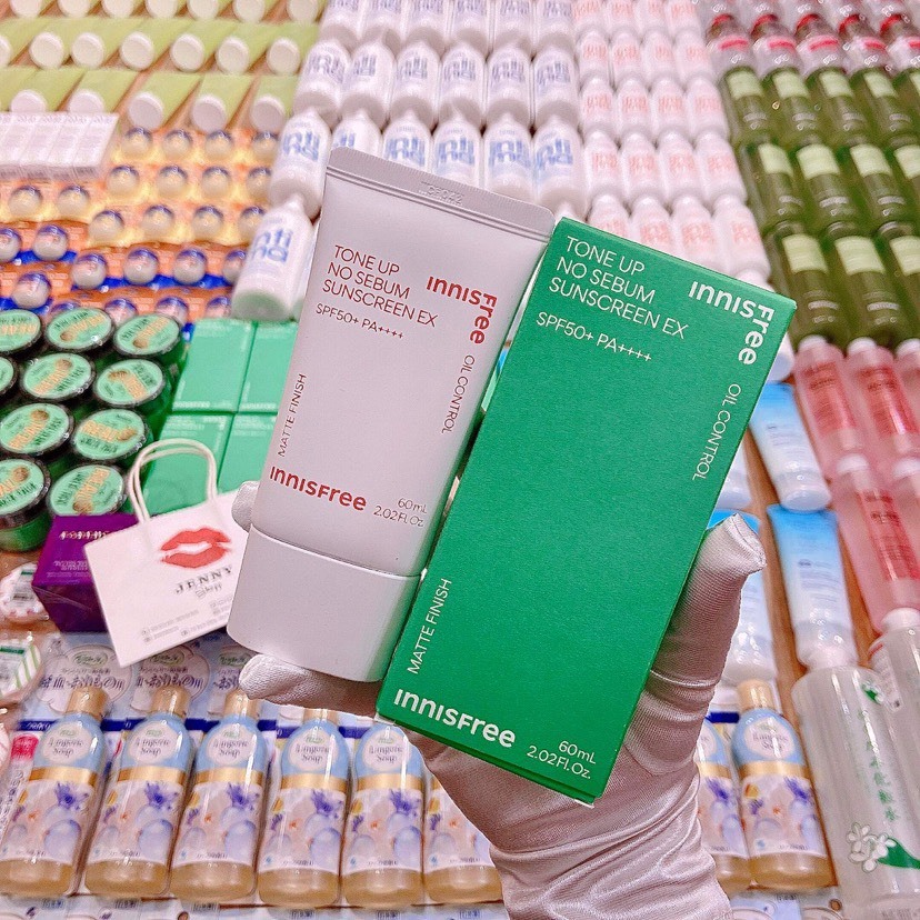 Kem Chống Nắng Innisfree Tone Up No Sebum / Watering Sunscreen SPF50 PA+++