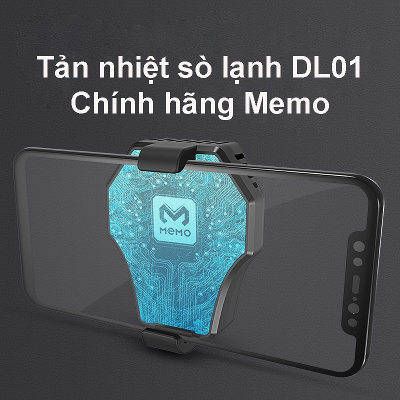 Quạt Tản Nhiệt điện thoại MEMO DL01 - Làm lạnh ngay lập tức - giảm nhiệt độ - tăng hiệu năng