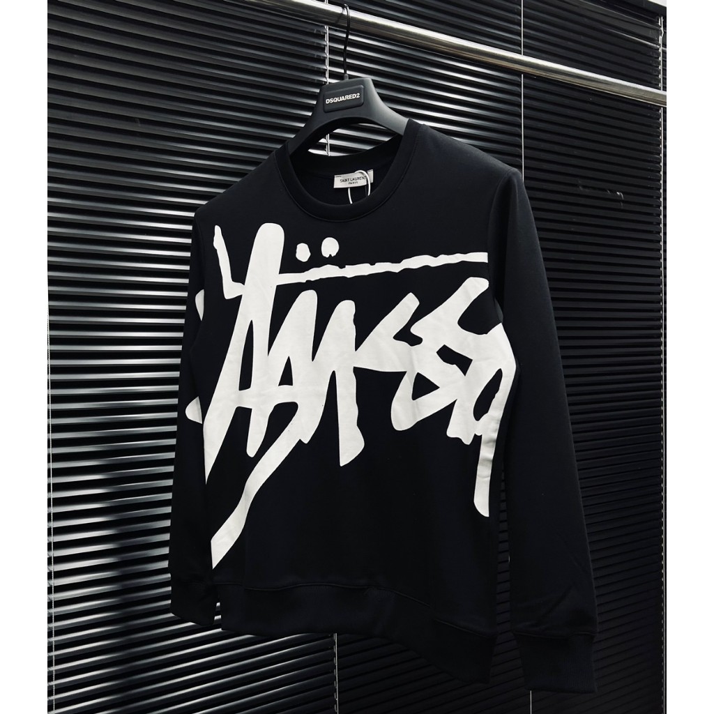 Áo Dài Tay Sweater Nam Nữ In Chữ STUZZY Sắc Nét, Chất Vải Nỉ Cao Cấp, Dày Dặn, Phong Cách Trẻ Trung, Năng Động