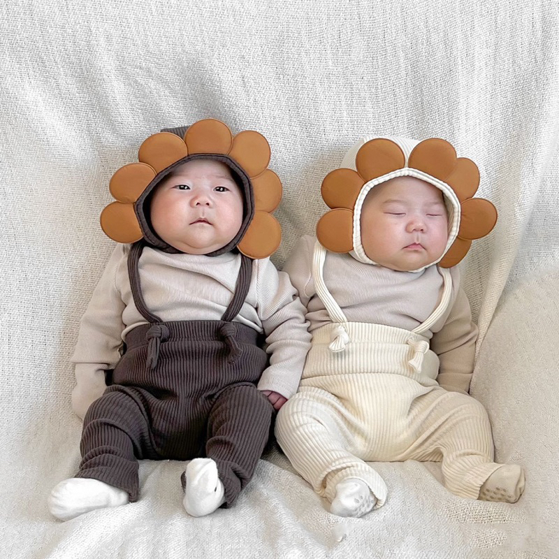 Bộ đồ cho bé mũ hoa siêuu xinh