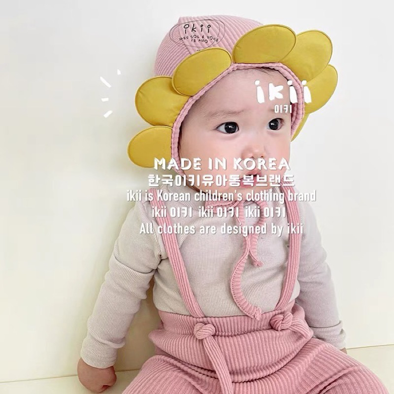 Bộ đồ cho bé mũ hoa siêuu xinh