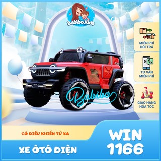 Xe ô tô điện trẻ em, Xe địa hình mẫu to Win 1166 siêu khỏe tải trọng khủng - Babibokids