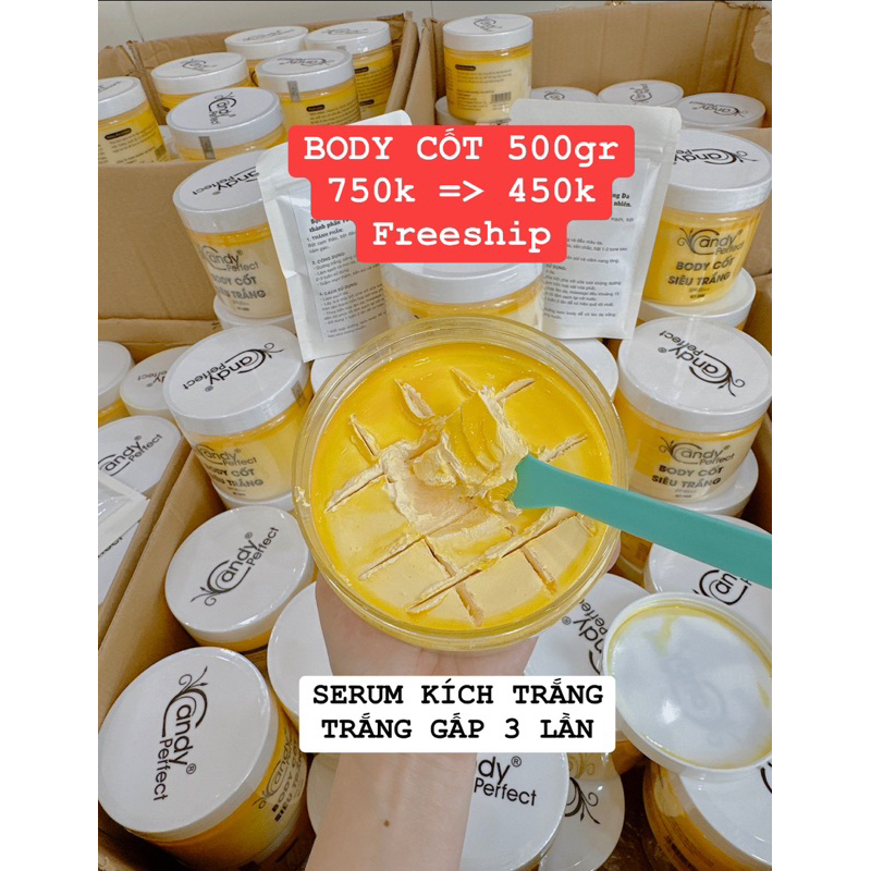 BODY CỐT dưỡng trắng - 500gr