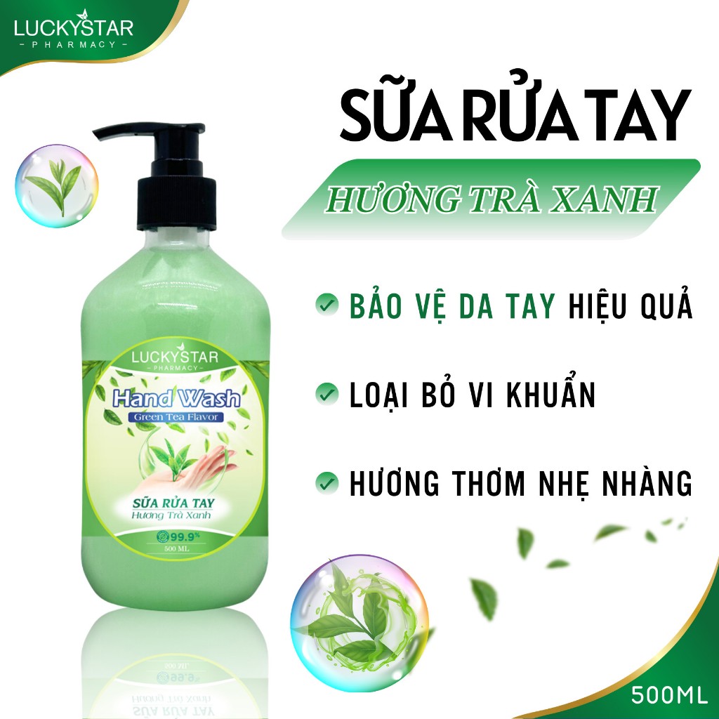 Sữa Rửa Tay Diệt Khuẩn Lucky Star - 500ml