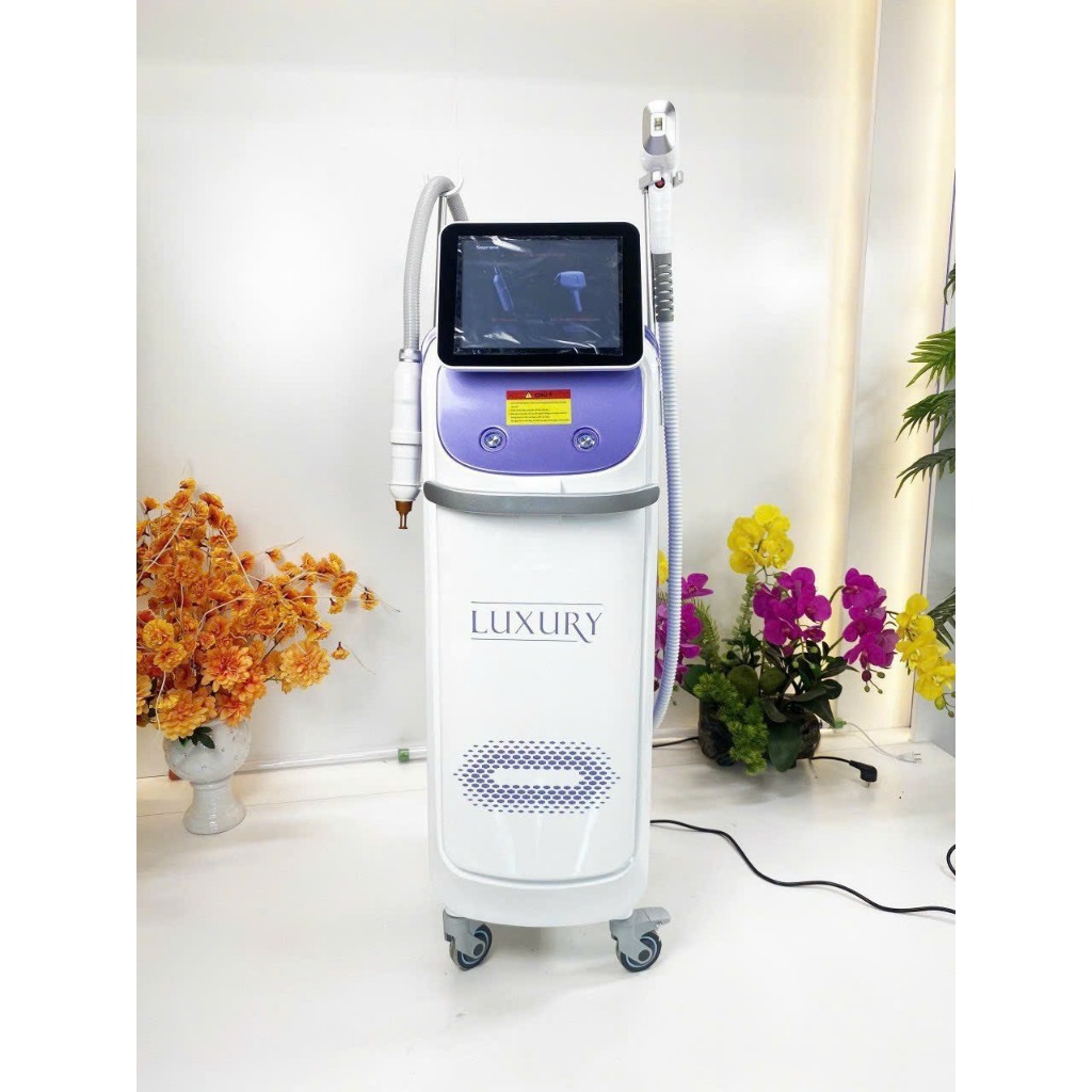 Máy triệt lông & Laser Xóa Xăm Diode 2in1 Luxury New 2023