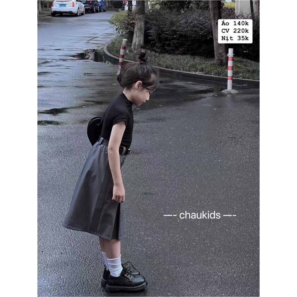 SET 3 CHI TIẾT ÁO TĂM KÈM CHÂN VÁY VÀ DÂY THẮT LƯNG CHO BÉ GÁI