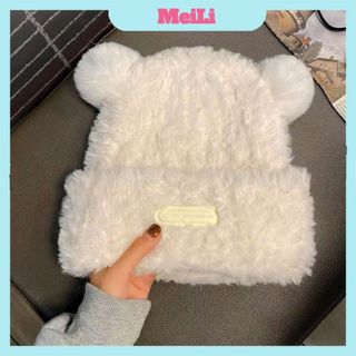  Mũ Bucket Bóng Chày Mickey - Nón Tai Bèo Lông Thỏ Mềm Mịn Ấm Áp tai gấu Dễ Thương  tuyen si  
