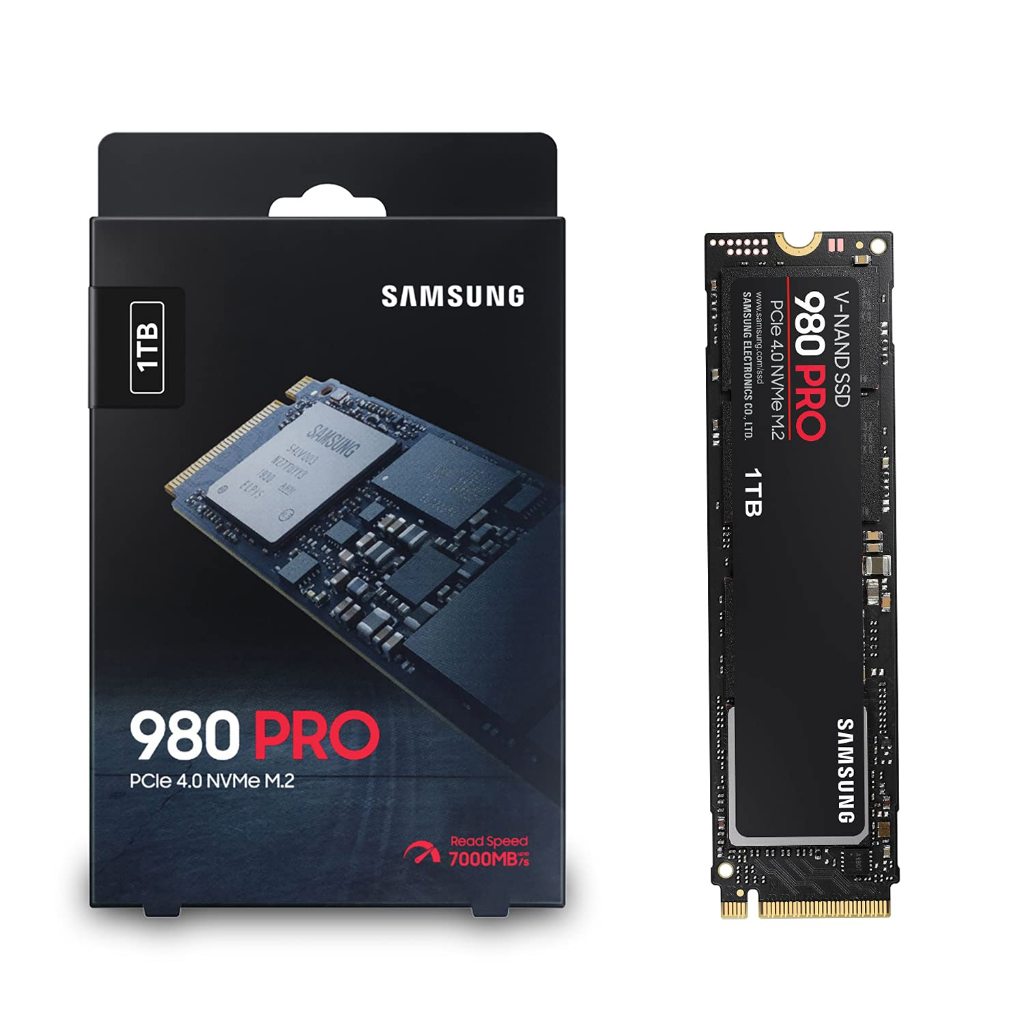 SSD Samsung 980 Pro 1TB PCIe Gen 4.0 x4 NVMe V-NAND M.2 2280 MZ-V8P1T0BW