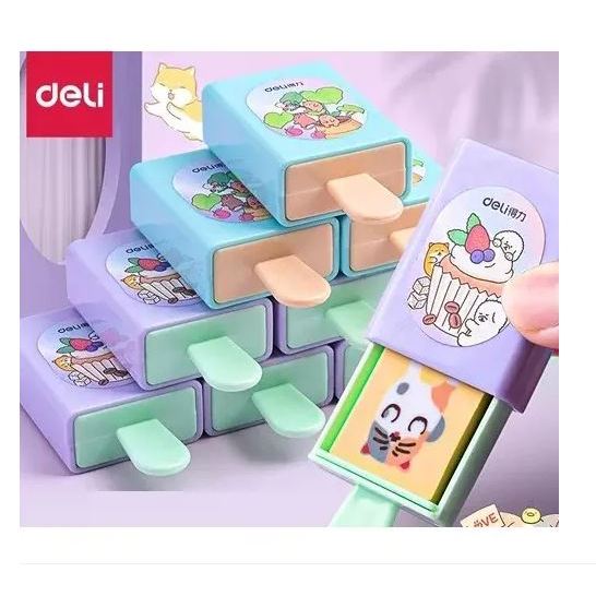 Gôm tẩy ma thuật Deli 71113 / Tẩy kem ma thuật