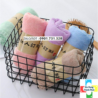 Khăn mặt lông cừu hàn quốc 30x50cm loại xịn siêu mềm mịn , siêu thấm