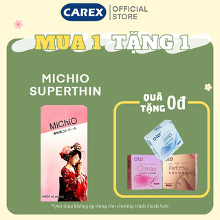 Bao cao su michio nhật bản hộp 12 cái