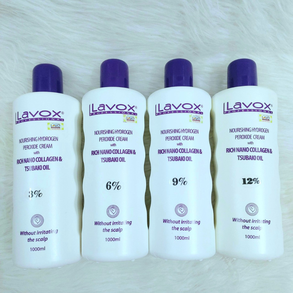 Oxy Trợ Nhuộm Lavox Lớn 1000ml Hàng Chuẩn Công Ty - Sản Phẩm Trợ Nhuộm