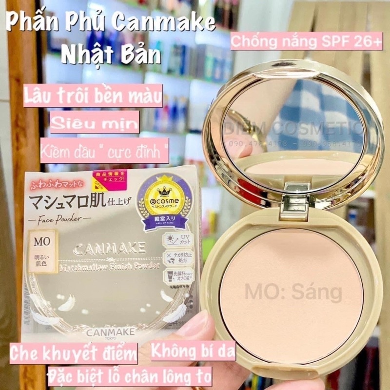 Phấn phủ Canmake Marshmallow Finish Powder SPF26 PA++