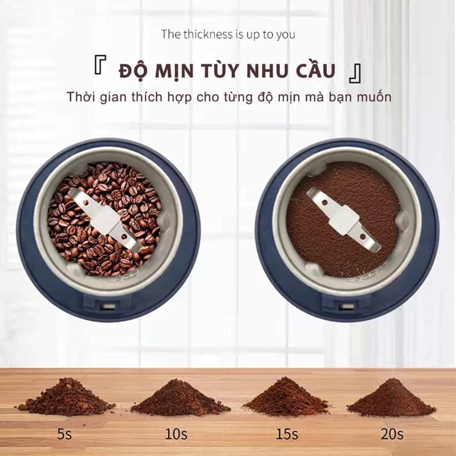 Máy Xay Mini Đa Năng DELA Nghiền Các Loại Hạt, Ngũ Cốc, Đồ Khô, Máy Chế Biến Thực Phẩm Và Xay Thịt Siêu Tốc MXM04