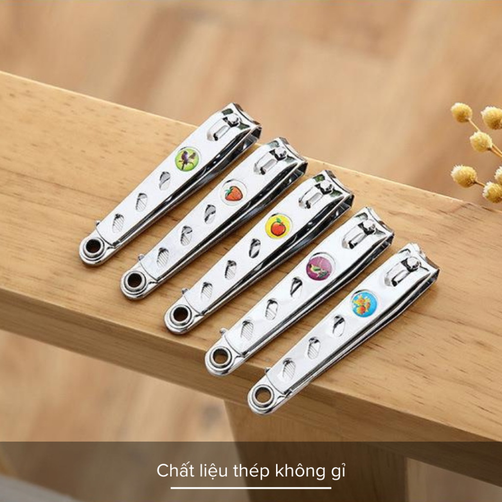 Bấm Móng Tay Bằng Thép Không Gỉ Đa Năng, Siêu Sắc Bén