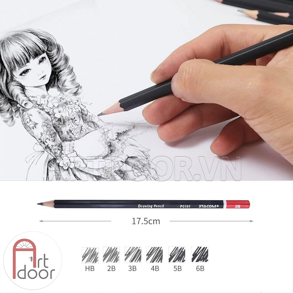 Bút chì phác thảo STACOM PC101
