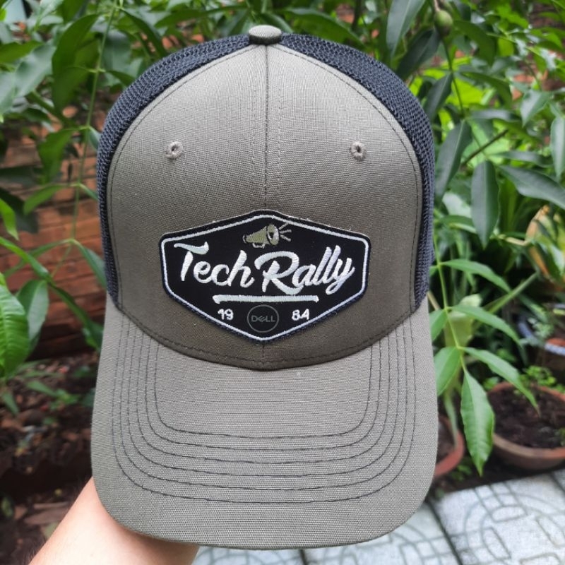 Mũ lưới DELL. TECH RALLY hàng đẹp nhiều màu/ Nón lưới màu xám, xanh hàng VNXK