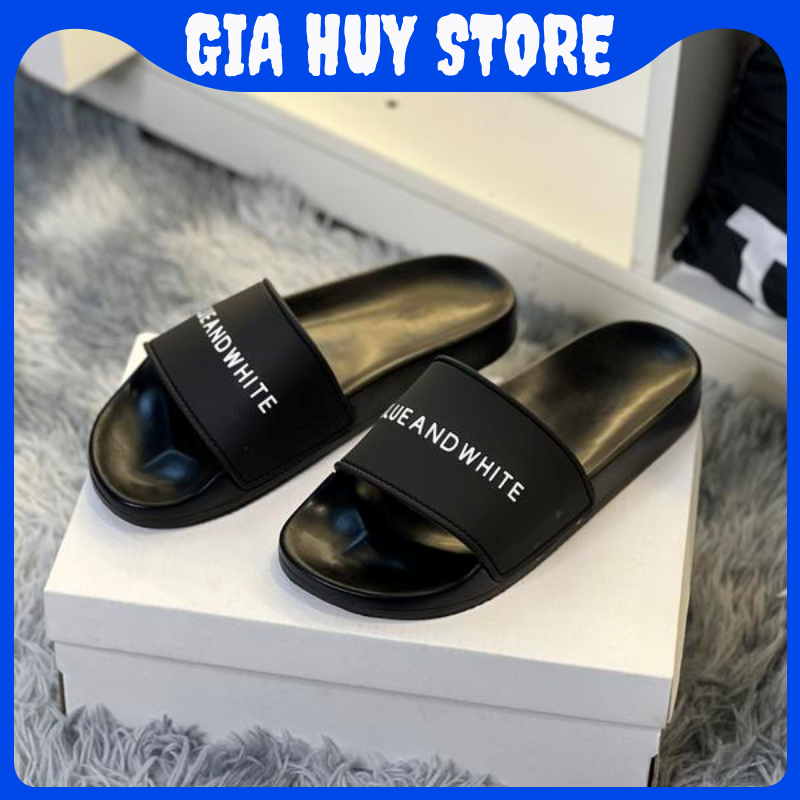 Dép quai ngang nam nữ đẹp Blue. Hàng sẵn kho đủ màu  - GIA HUY STORE