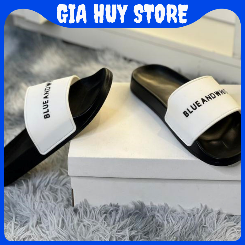 Dép quai ngang nam nữ đẹp Blue. Hàng sẵn kho đủ màu  - GIA HUY STORE