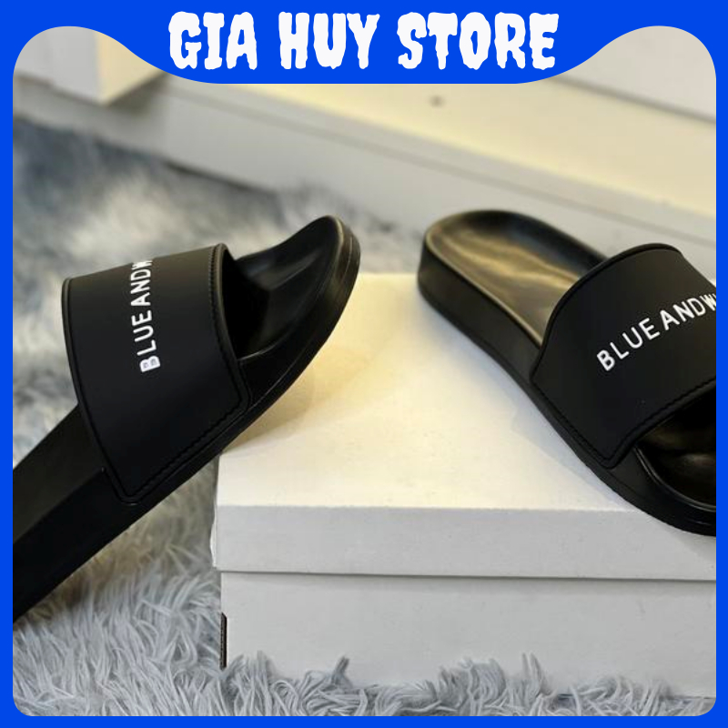 Dép quai ngang nam nữ đẹp Blue. Hàng sẵn kho đủ màu  - GIA HUY STORE