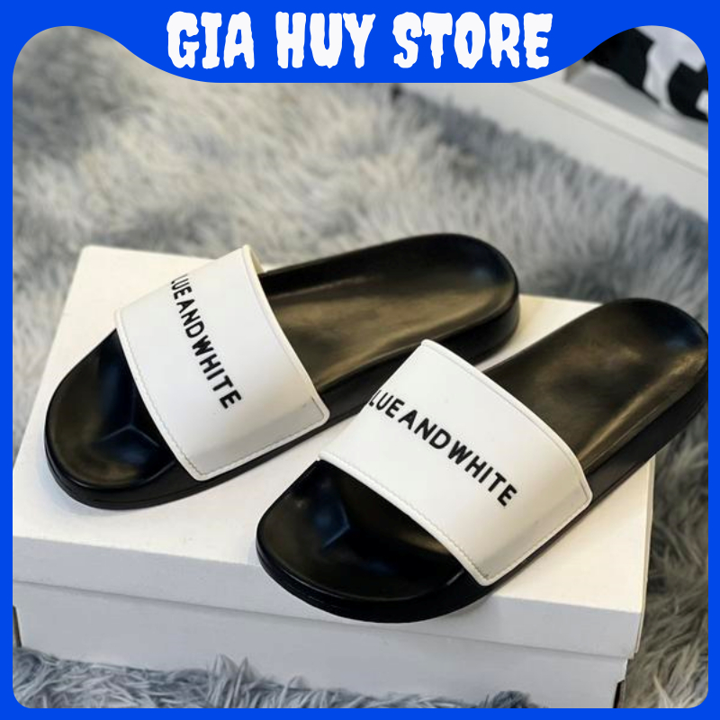 Dép quai ngang nam nữ đẹp Blue. Hàng sẵn kho đủ màu  - GIA HUY STORE