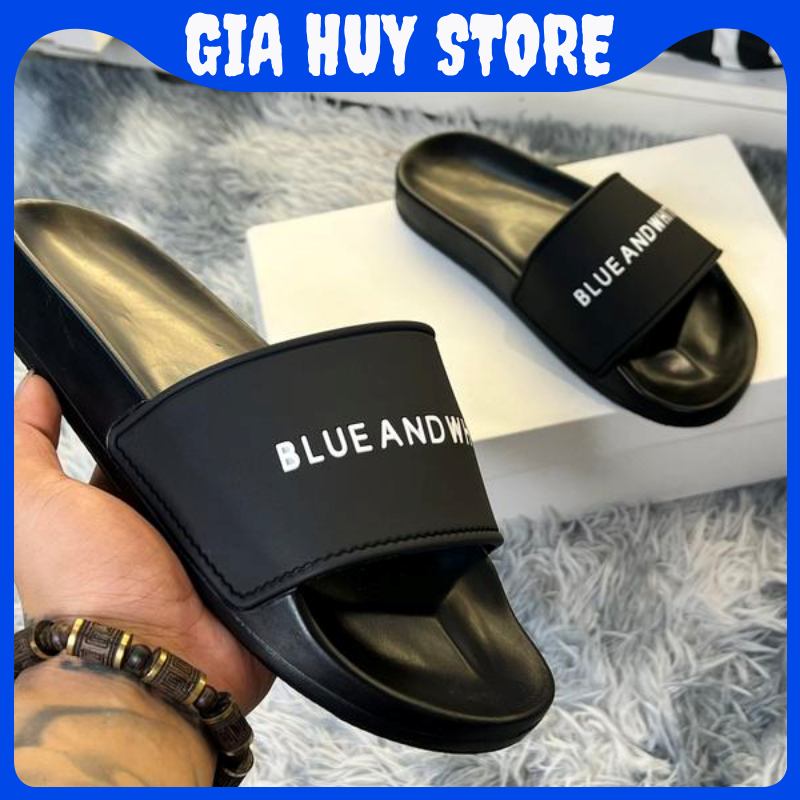 Dép quai ngang nam nữ đẹp Blue. Hàng sẵn kho đủ màu  - GIA HUY STORE