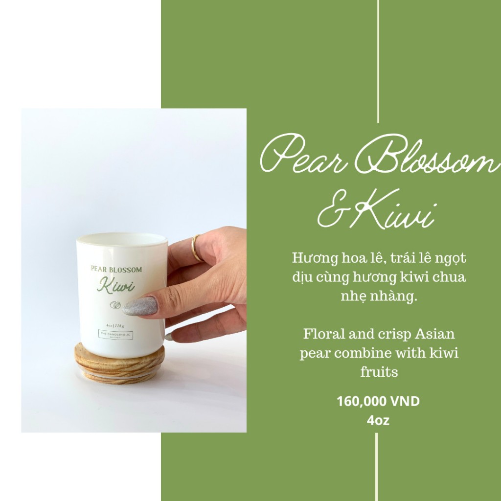 Set quà 2 cốc nến thơm 4oz The Candleholic