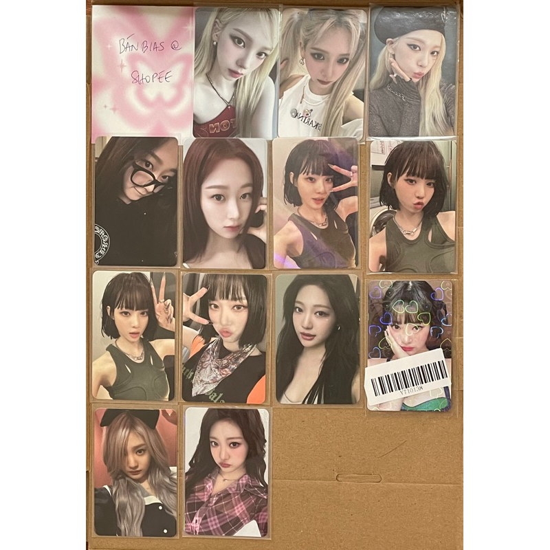 Thẻ Bo Góc Aespa Photocard trên 100k Karina Giselle Winter Ningning