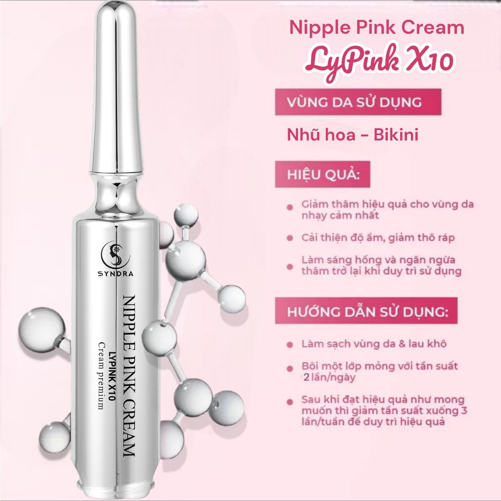 Hồng Nhũ Hoa Lypink X10 Kem Làm Hồng Ti Vùng Kín Hiệu Quả Sau 7 Ngày Giá Sỉ Cho Spa