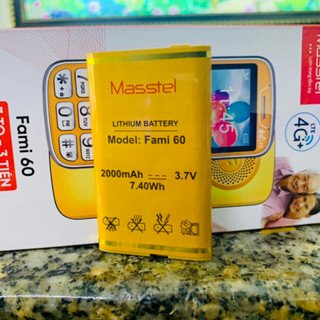 Pin điện thoại Masstel Fami 60 4G - Hàng chính hãng