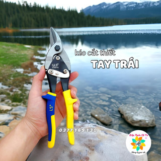 Kéo cắt thiết cắt xương thạch cao mỏ cong 10inch ls