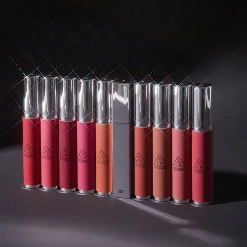 Son Kem Lì 3CE Hazy Lip Clay - 3CE Velvet Lip Tint Toilet Paper Lâu Trôi Mềm Môi Hàn Quốc Chính Hãng