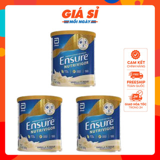 Combo 6 hộp sữa bột ensure anh nutrivigor shake vanilla date 2025 hàng mới chính hãng
