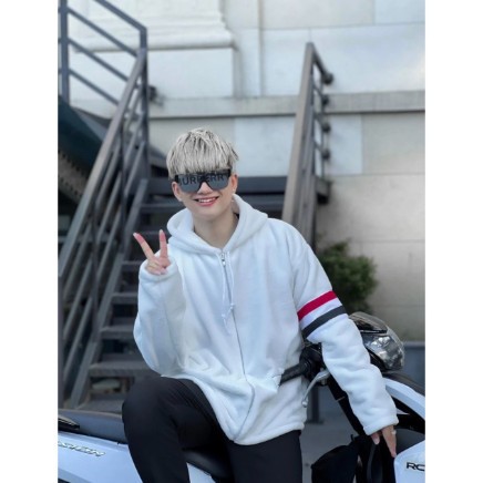 Áo khoác, áo hoodie zip nỉ bông thom hot cực chất cho nam nữ