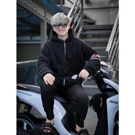 Áo khoác, áo hoodie zip nỉ bông thom hot cực chất cho nam nữ