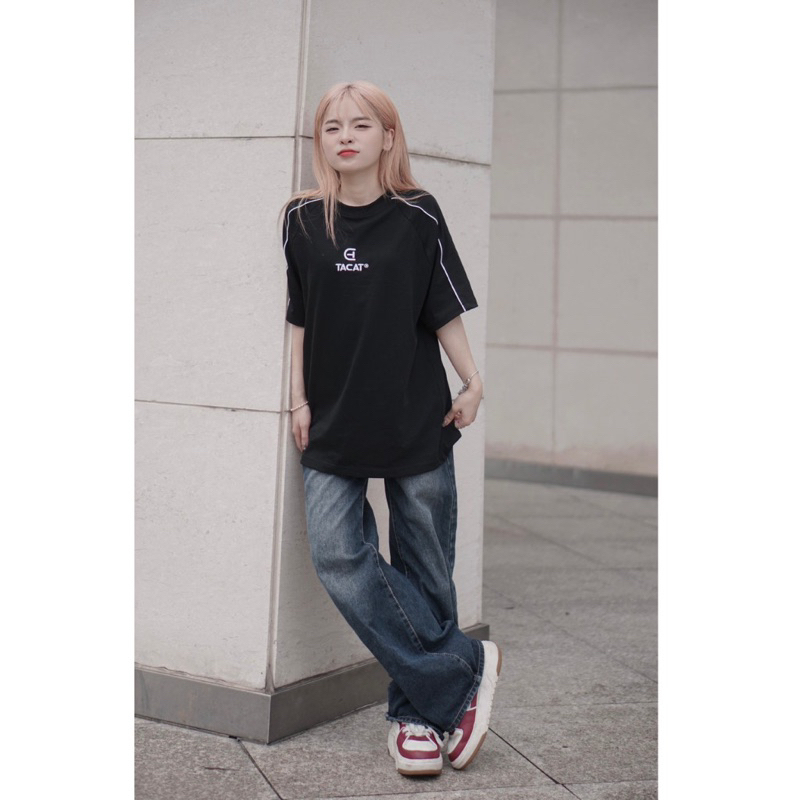 Áo thun, áo phông TACAT RAGLAN Blockcore 100% cotton form unisex cho nam nữ