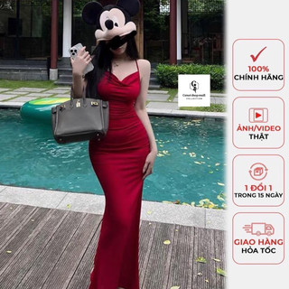 Đầm yếm cổ đỗ đuôi cá - carotshop