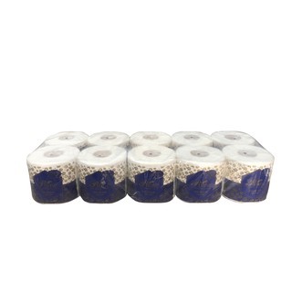 GIẤY VỆ SINH PRIME 10 cuộn 3 LỚP CÓ LÕI, SIÊU DAI, màng nhũ