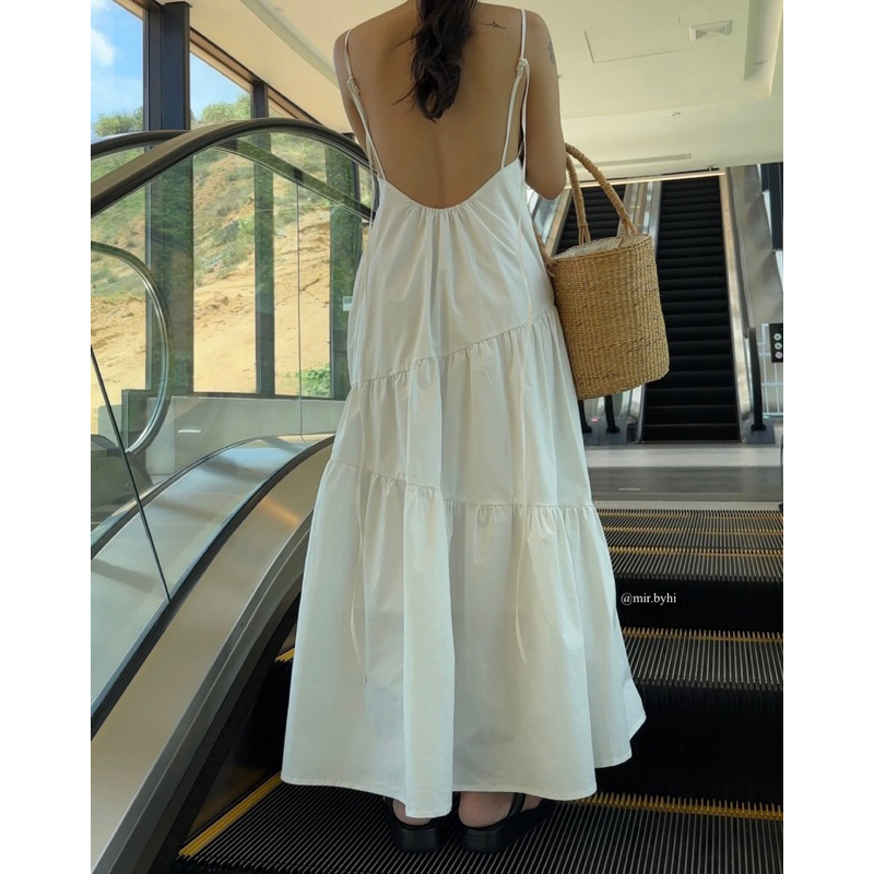 Đầm hai dây hở lưng | DALA Dress | mir.byhi
