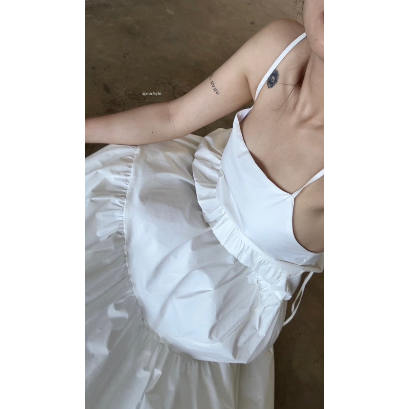 Đầm hai dây hở lưng | DALA Dress | mir.byhi