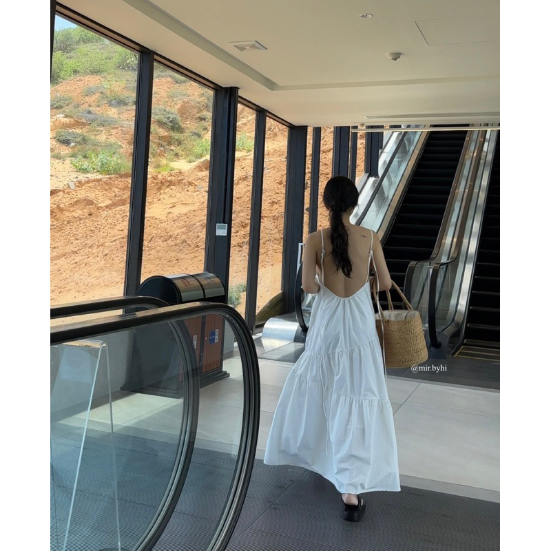 Đầm hai dây hở lưng | DALA Dress | mir.byhi