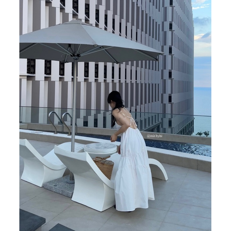 Đầm hai dây hở lưng | DALA Dress | mir.byhi