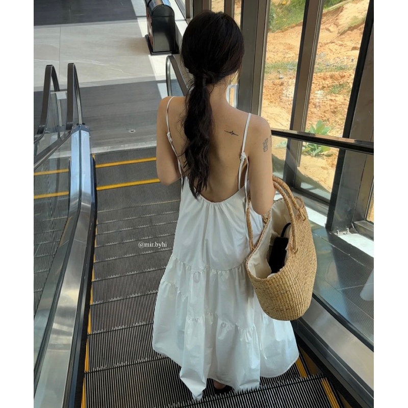 Đầm hai dây hở lưng | DALA Dress | mir.byhi