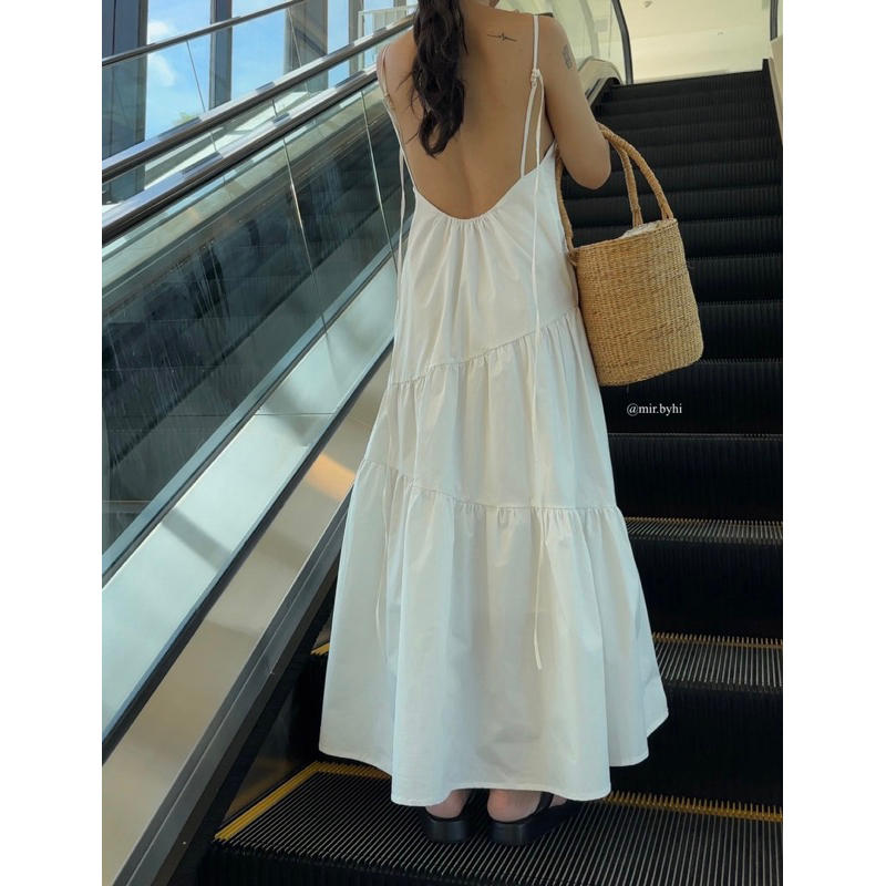 Đầm hai dây hở lưng | DALA Dress | mir.byhi