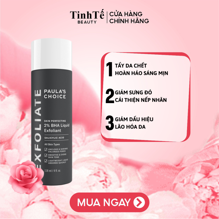 Dung Dịch Tẩy Da Chết Paula’s Choice 2% BHA 30ml Sản Phẩm Chính Hãng
