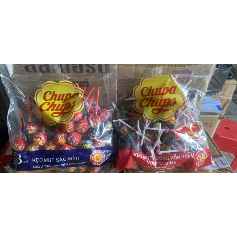 KẸO CHUPACHUPA GÓI mẫu mới 60 que
