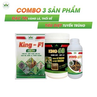 Combo đặc trị vàng lá thối rễ, tuyến trùng dứt điểm, kích rễ, bung đọt, cải tạo đất, trị nấm bệnh